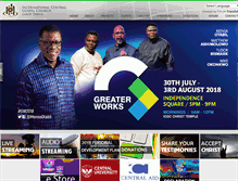 Tablet Screenshot of centralgospel.com